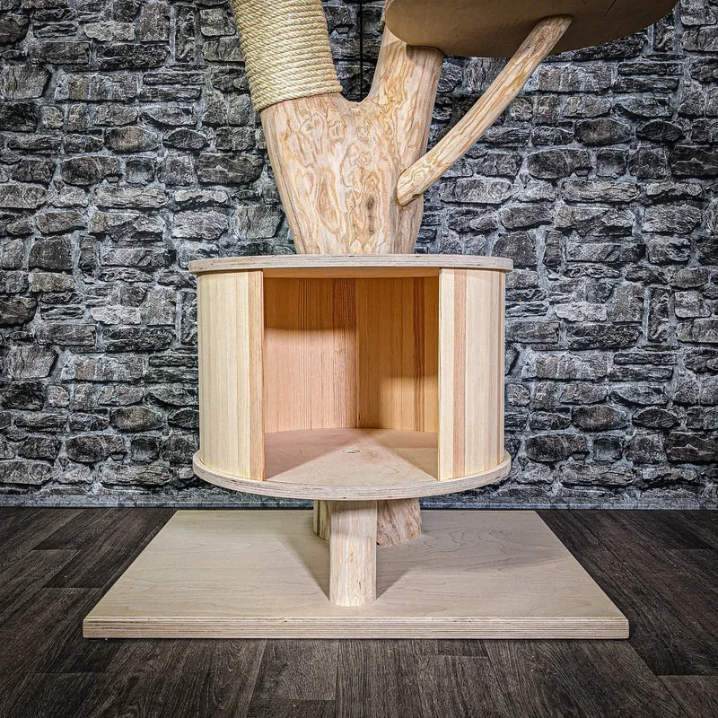 Naturkratzbaum 3073 Kratzbaum Natur Holz Design 210 cm hoch Katzenbaum