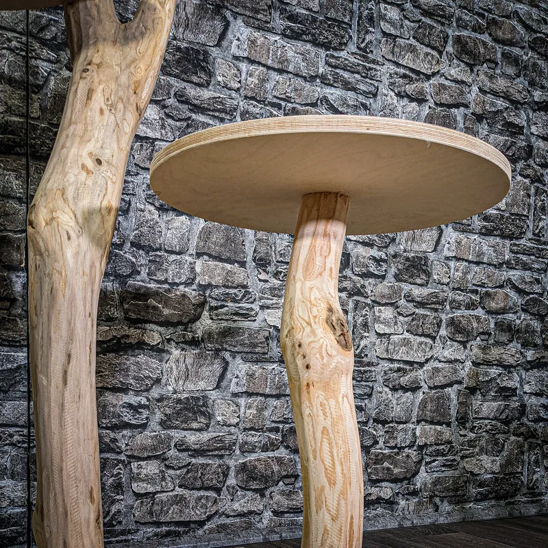 Naturkratzbaum 3065 Kratzbaum Natur Holz Design 145 cm hoch Katzenbaum