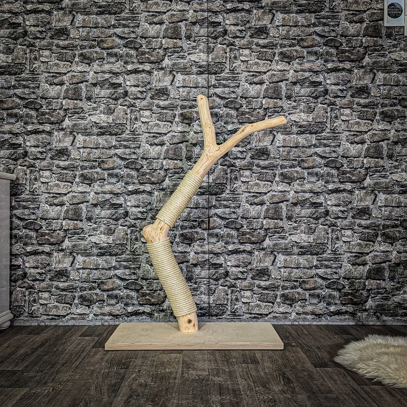 Kratzstamm 3053 Natur Holz Design Kratzbaum 120 cm hoch Naturkratzbaum