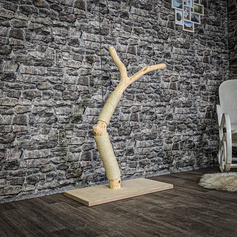 Kratzstamm 3053 Natur Holz Design Kratzbaum 120 cm hoch Naturkratzbaum