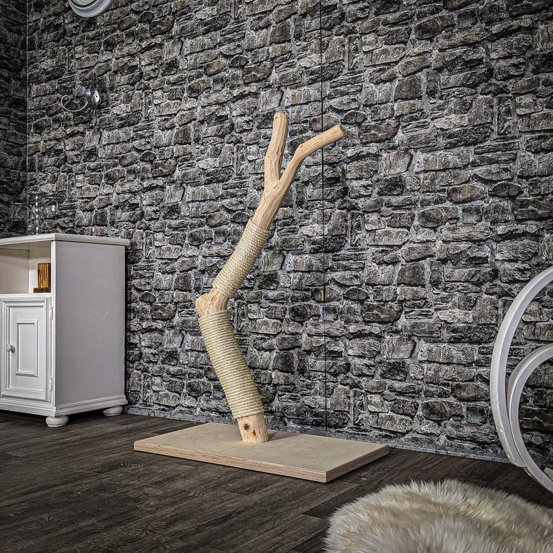 Kratzstamm 3053 Natur Holz Design Kratzbaum 120 cm hoch Naturkratzbaum