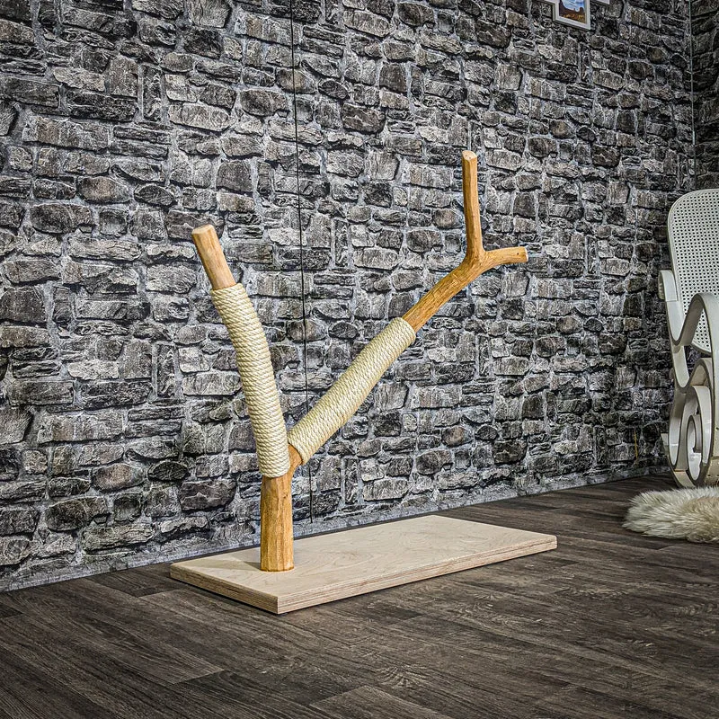 Kratzstamm 3052 Natur Holz Design Kratzbaum 90 cm hoch Naturkratzbaum