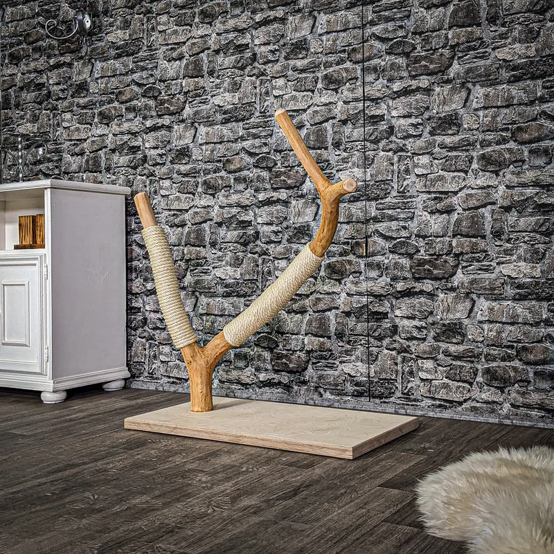 Kratzstamm 3052 Natur Holz Design Kratzbaum 90 cm hoch Naturkratzbaum