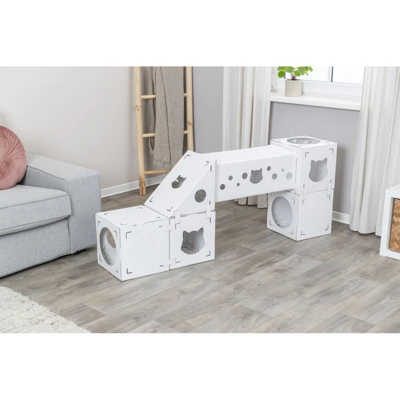 KittyPits Kartonlandschaft für Katzen aus Pappe Finca Felice