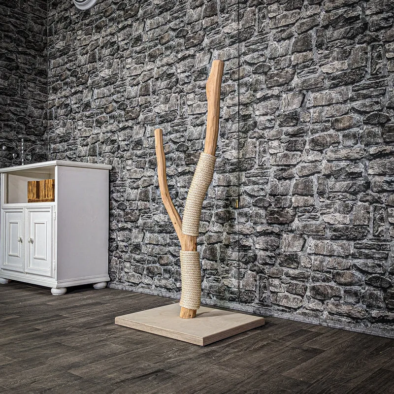 Kratzstamm 110 cm hoch Natur Holz Design Kratzbaum 2964 Naturkratzbaum