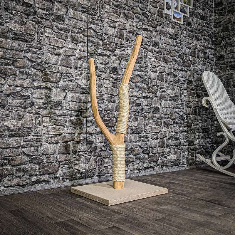Kratzstamm 110 cm hoch Natur Holz Design Kratzbaum 2964 Naturkratzbaum
