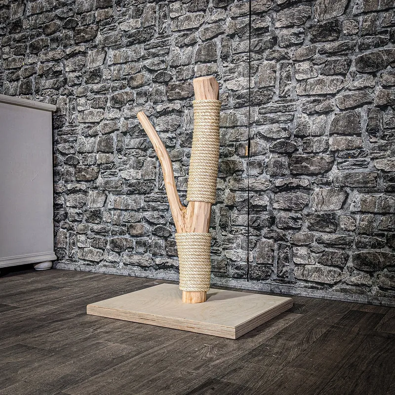 Kratzstamm 70 cm hoch Natur Holz Design Kratzbaum 2963 Naturkratzbaum