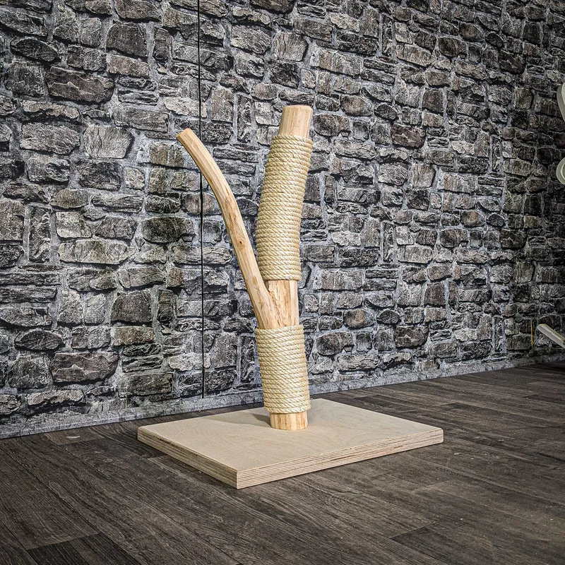 Kratzstamm 70 cm hoch Natur Holz Design Kratzbaum 2963 Naturkratzbaum