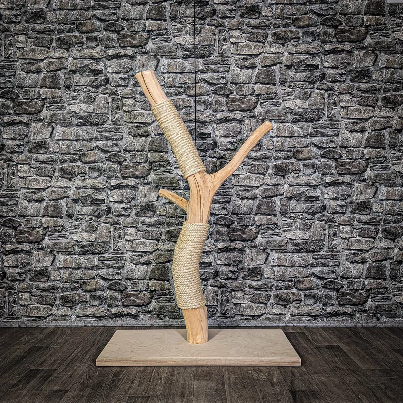 Kratzstamm 115 cm hoch Natur Holz Design Kratzbaum 2962 Naturkratzbaum