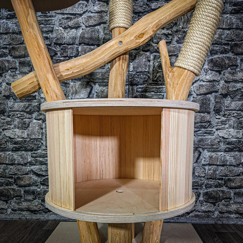 Naturkratzbaum 170 cm hoch Kratzbaum Natur Holz Design 2949 Katzenbaum