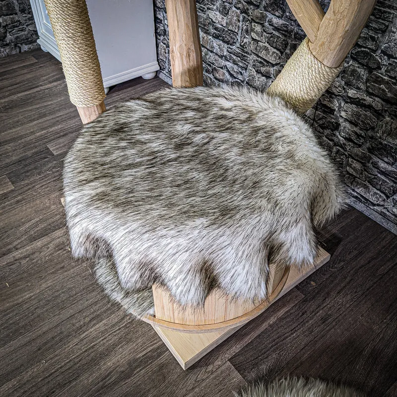 Naturkratzbaum 3029 Kratzbaum Natur Holz Design 220 cm hoch Katzenbaum