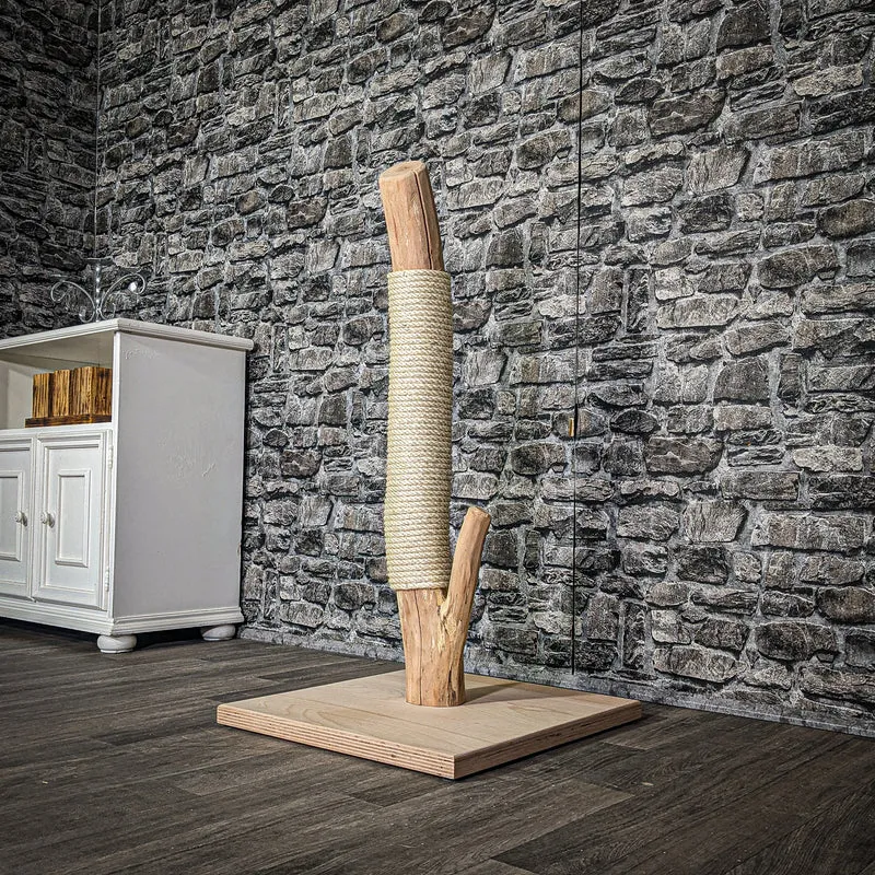 Kratzstamm 94 cm hoch Natur Holz Design Kratzbaum 3021 Naturkratzbaum