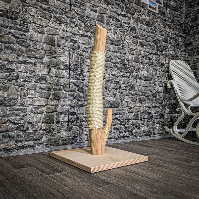 Kratzstamm 94 cm hoch Natur Holz Design Kratzbaum 3021 Naturkratzbaum