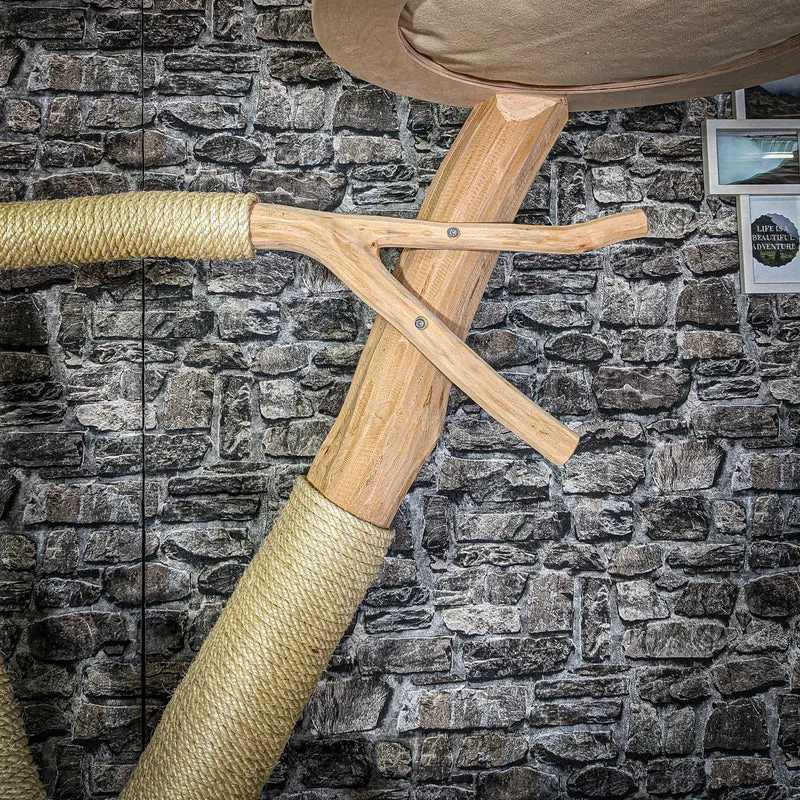 Naturkratzbaum 3015 Kratzbaum Natur Holz Design 205 cm hoch Katzenbaum