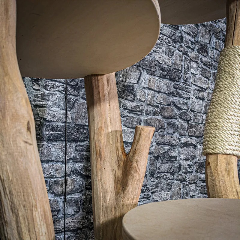 Naturkratzbaum 2997 Kratzbaum Natur Holz Design 174 cm hoch Katzenbaum
