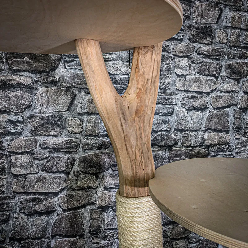 Naturkratzbaum 2997 Kratzbaum Natur Holz Design 174 cm hoch Katzenbaum