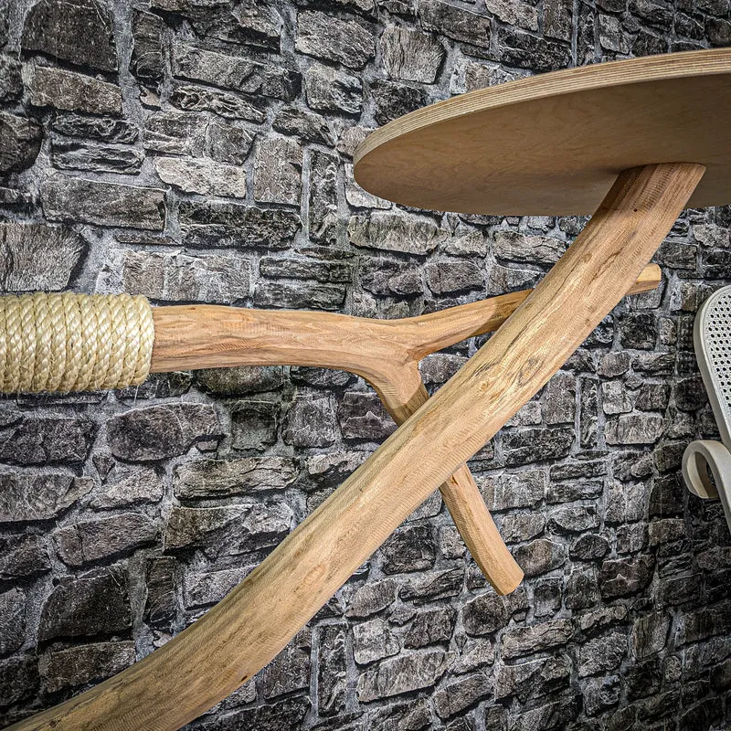 Naturkratzbaum 2994 Kratzbaum Natur Holz Design 105 cm hoch Katzenbaum