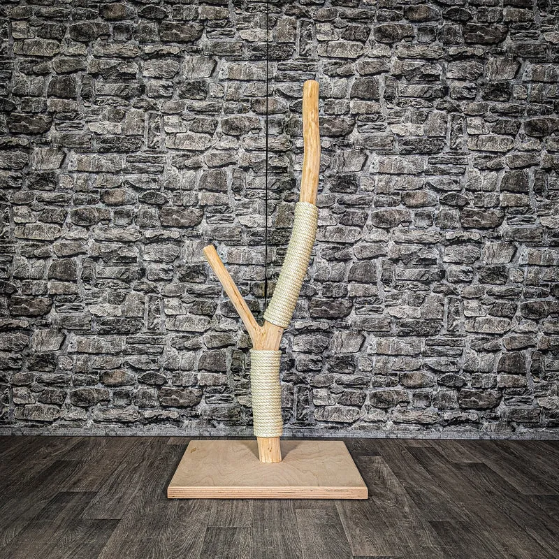 Kratzstamm 114 cm hoch Natur Holz Design Kratzbaum 2991 Naturkratzbaum
