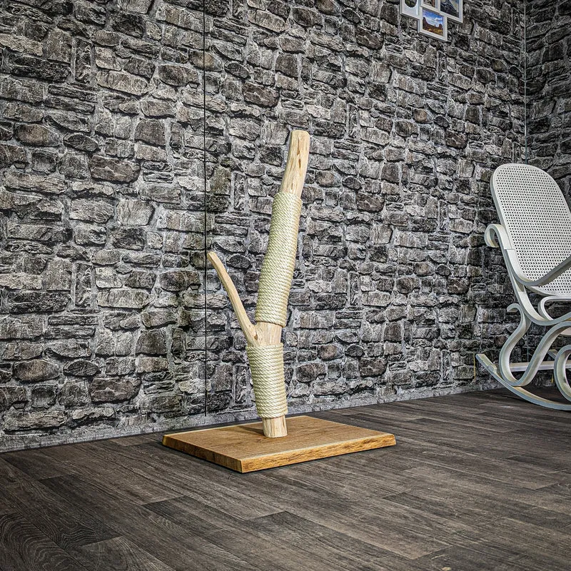 Kratzstamm 88 cm hoch Natur Holz Design Kratzbaum 2990 Naturkratzbaum