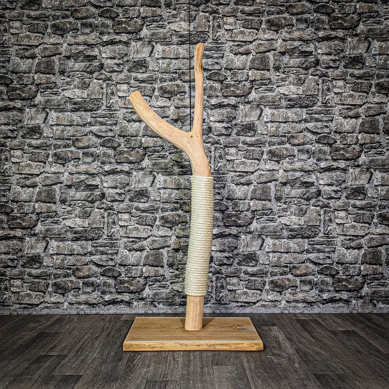 Kratzstamm 117 cm hoch Natur Holz Design Kratzbaum 2989 Naturkratzbaum