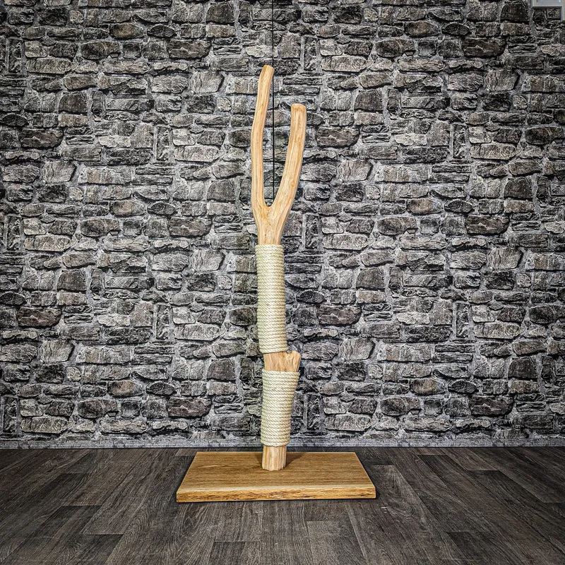 Kratzstamm 120 cm hoch Natur Holz Design Kratzbaum 2988 Naturkratzbaum
