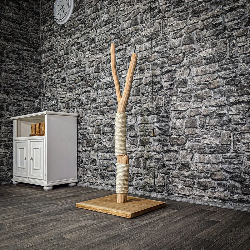 Kratzstamm 120 cm hoch Natur Holz Design Kratzbaum 2988 Naturkratzbaum