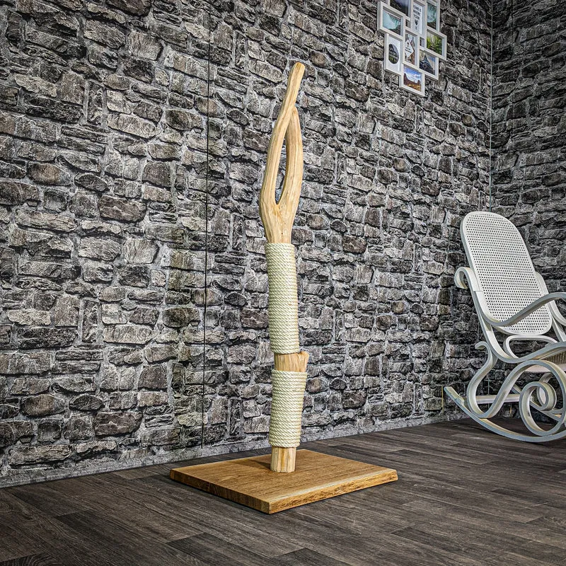 Kratzstamm 120 cm hoch Natur Holz Design Kratzbaum 2988 Naturkratzbaum