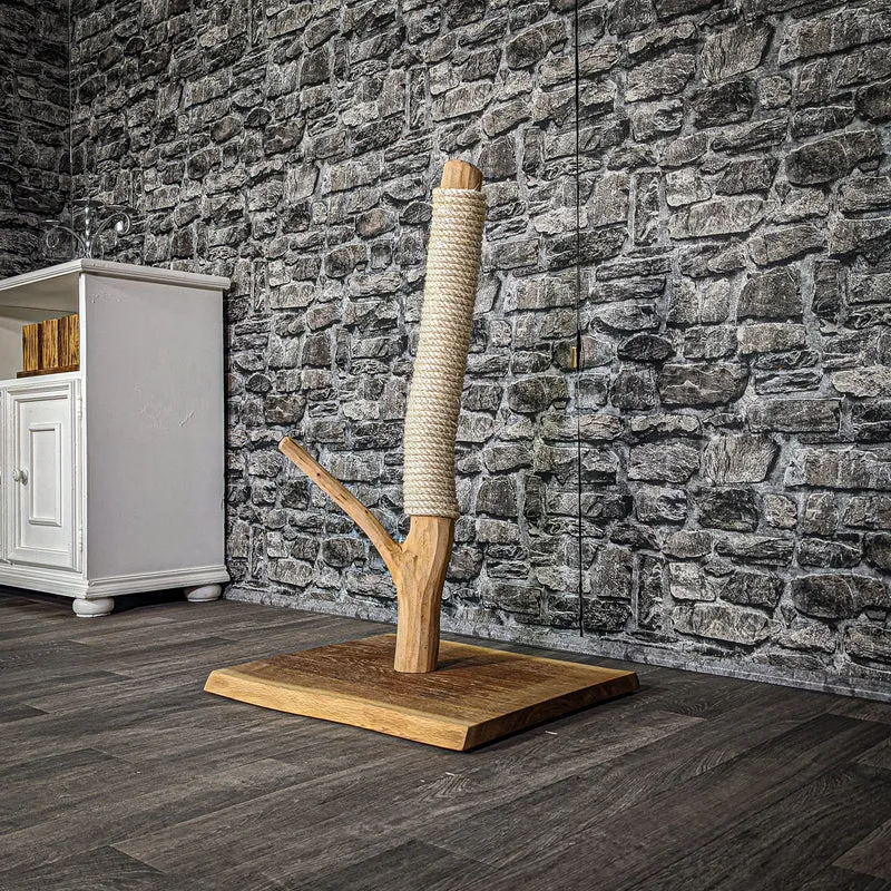 Kratzstamm 80 cm hoch Natur Holz Design Kratzbaum 2987 Naturkratzbaum