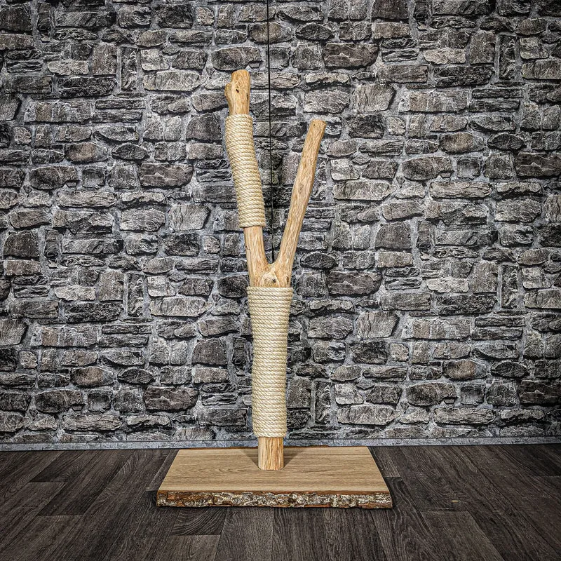 Kratzstamm 100 cm hoch Natur Holz Design Kratzbaum 2614 Naturkratzbaum