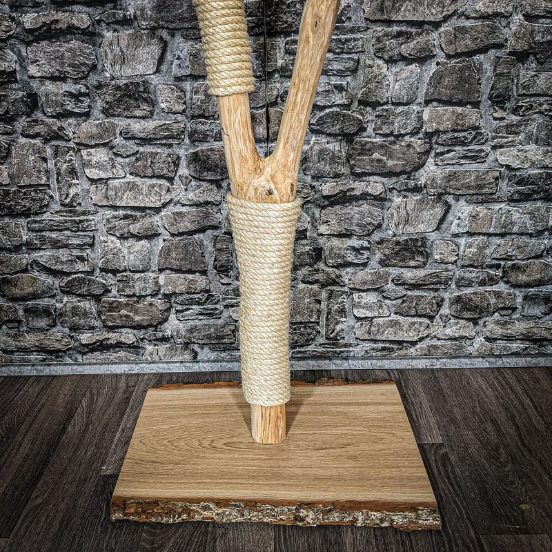 Kratzstamm 100 cm hoch Natur Holz Design Kratzbaum 2614 Naturkratzbaum