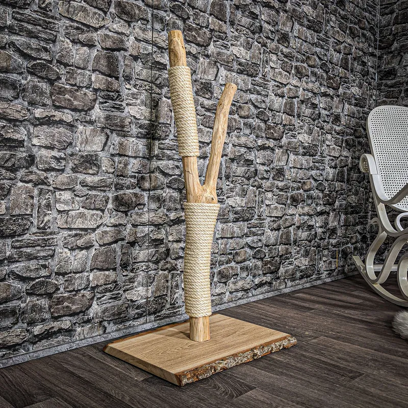 Kratzstamm 100 cm hoch Natur Holz Design Kratzbaum 2614 Naturkratzbaum