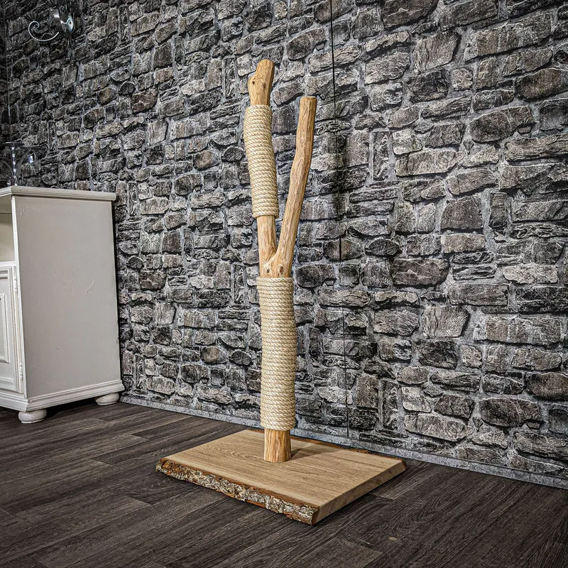 Kratzstamm 100 cm hoch Natur Holz Design Kratzbaum 2614 Naturkratzbaum