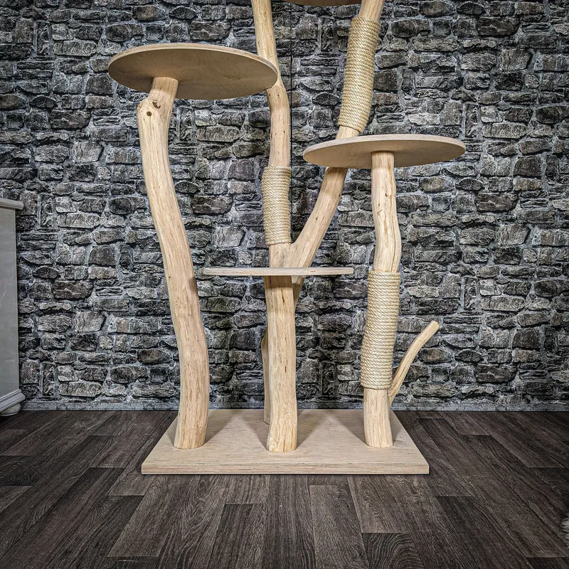 Naturkratzbaum 2588 Kratzbaum Natur Holz Design 175 cm hoch