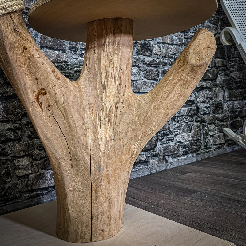Naturkratzbaum 93 cm hoch Kratzbaum Natur Holz Design 2846 Katzenbaum