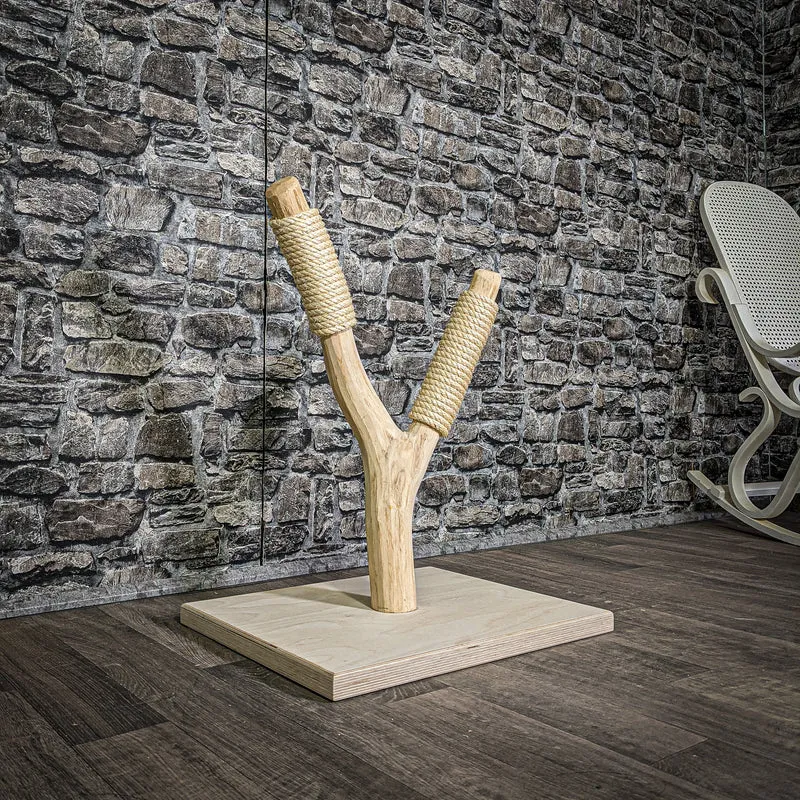Kratzstamm 66 cm hoch Natur Holz Design Kratzbaum 2855 Naturkratzbaum
