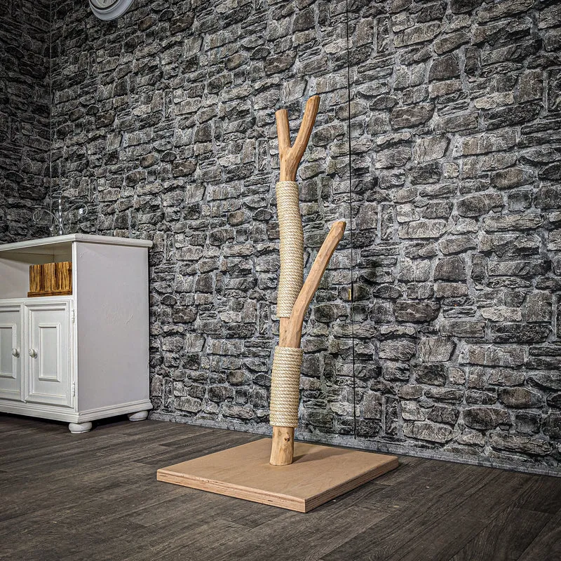 Kratzstamm 110 cm hoch Natur Holz Design Kratzbaum 2864 Naturkratzbaum
