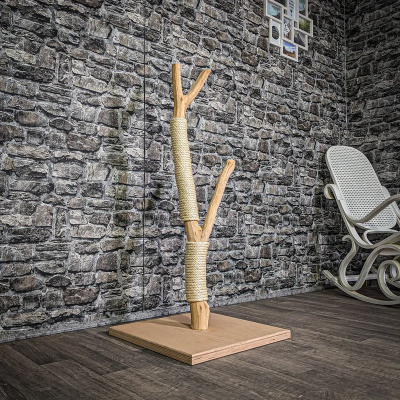 Kratzstamm 110 cm hoch Natur Holz Design Kratzbaum 2864 Naturkratzbaum