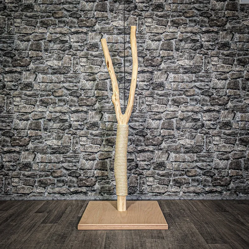 Kratzstamm 120 cm hoch Natur Holz Design Kratzbaum 2863 Naturkratzbaum