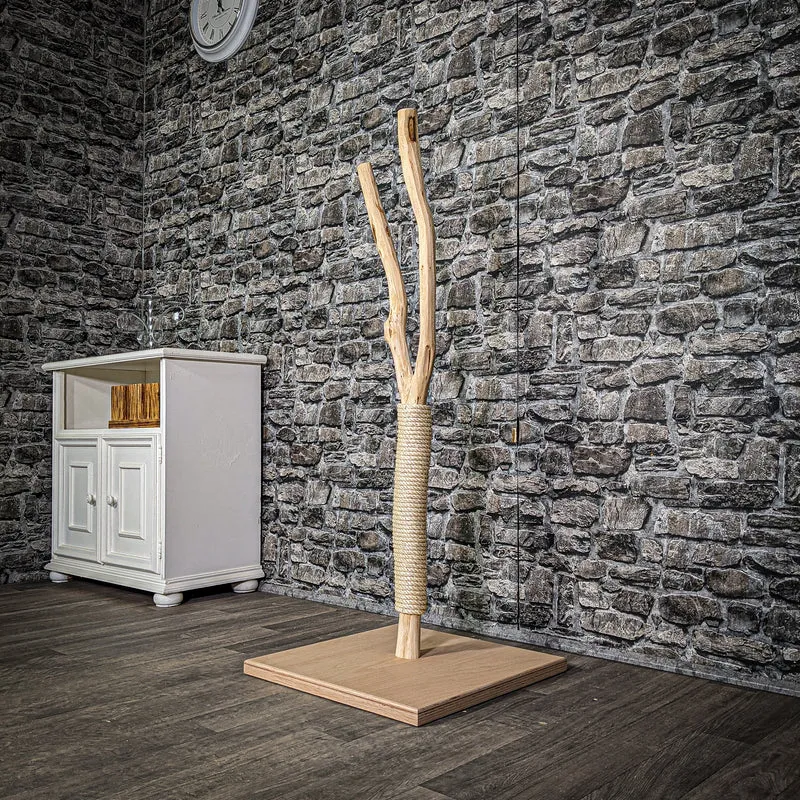 Kratzstamm 120 cm hoch Natur Holz Design Kratzbaum 2863 Naturkratzbaum