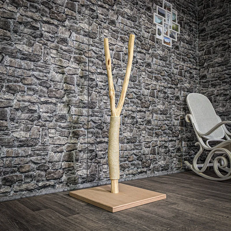 Kratzstamm 120 cm hoch Natur Holz Design Kratzbaum 2863 Naturkratzbaum