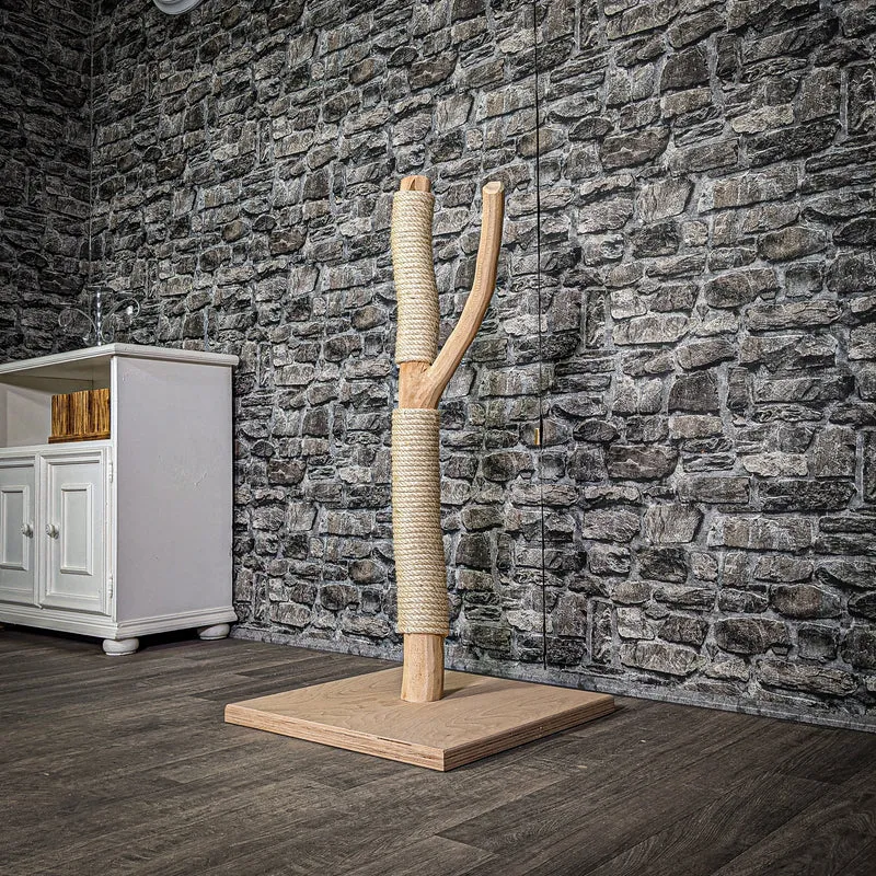 Kratzstamm 103 cm hoch Natur Holz Design Kratzbaum 2862 Naturkratzbaum