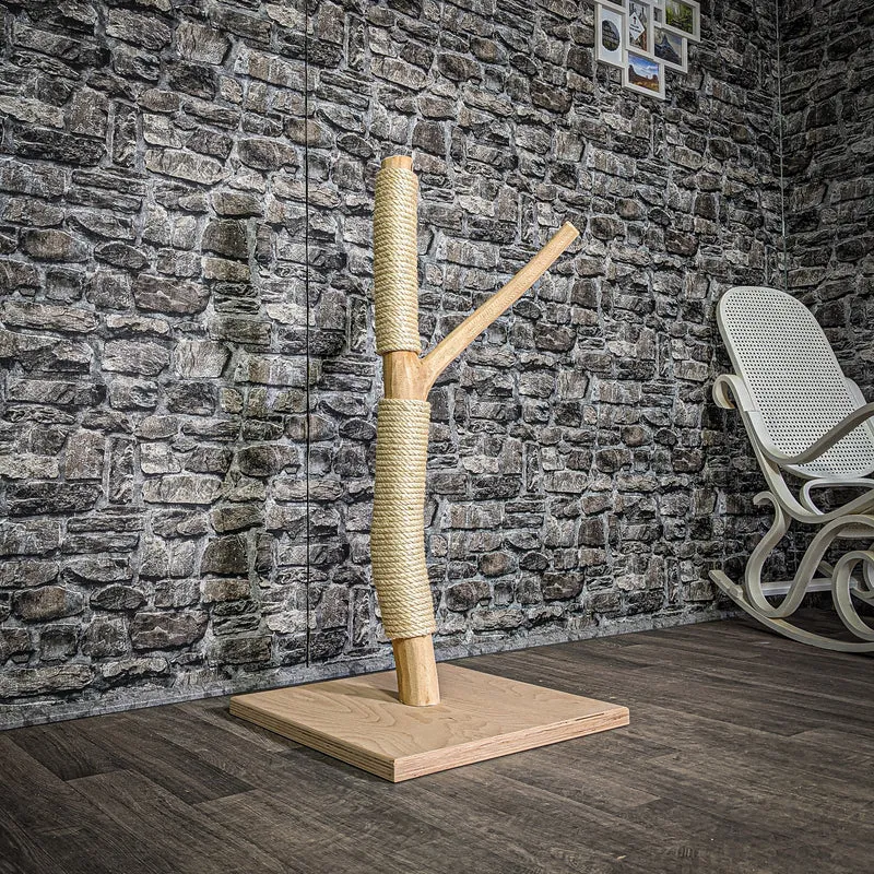 Kratzstamm 103 cm hoch Natur Holz Design Kratzbaum 2862 Naturkratzbaum
