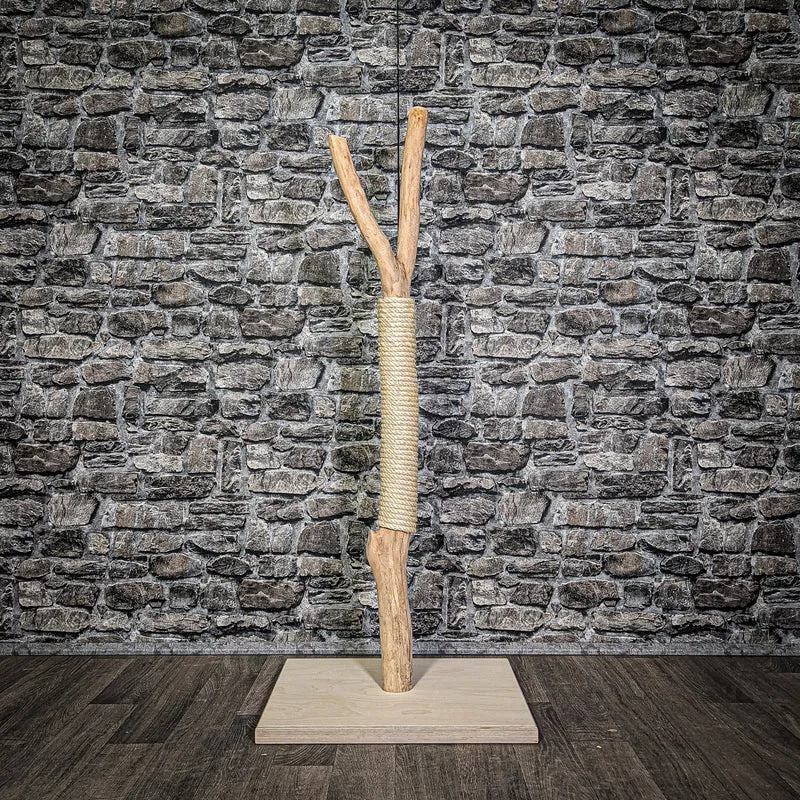 Kratzstamm 119 cm hoch Natur Holz Design Kratzbaum 2861 Naturkratzbaum