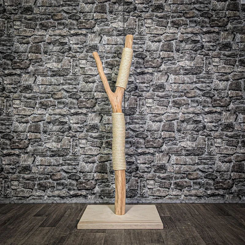 Kratzstamm 124 cm hoch Natur Holz Design Kratzbaum 2860 Naturkratzbaum