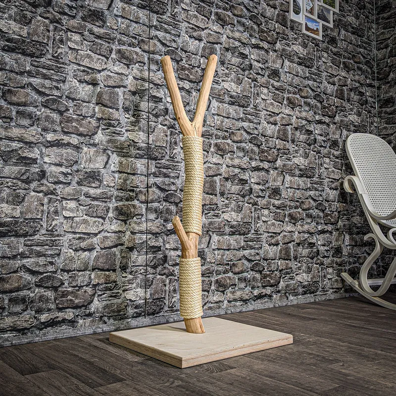 Kratzstamm 106 cm hoch Natur Holz Design Kratzbaum 2859 Naturkratzbaum