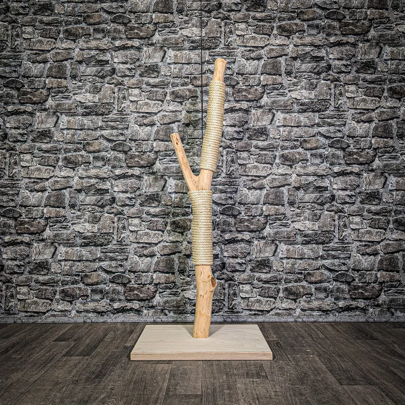 Kratzstamm 113 cm hoch Natur Holz Design Kratzbaum 2858 Naturkratzbaum