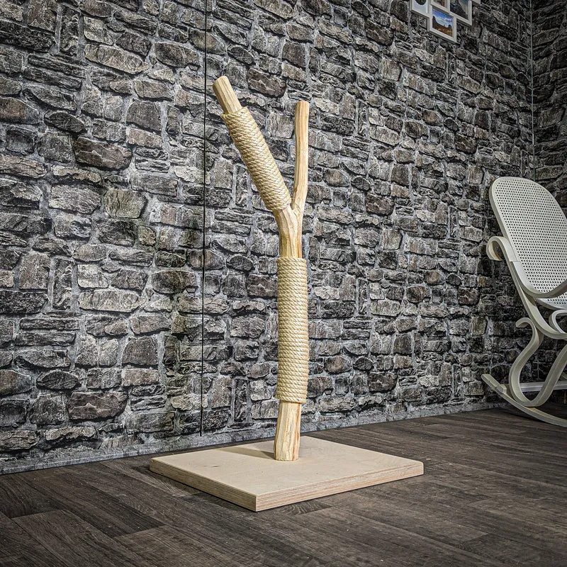 Kratzstamm 92 cm hoch Natur Holz Design Kratzbaum 2857 Naturkratzbaum