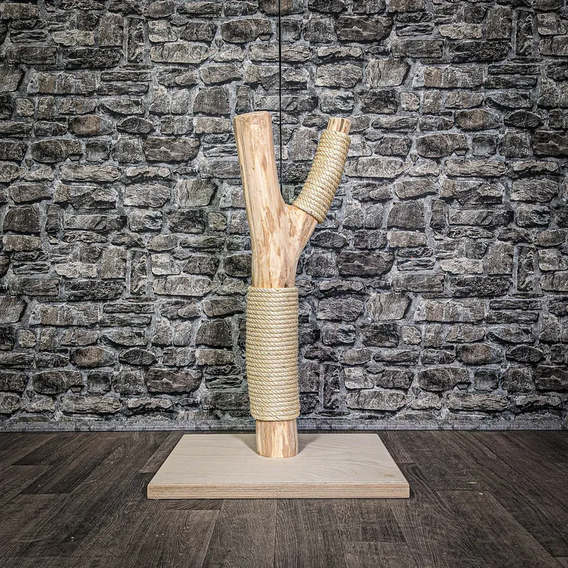 Kratzstamm 80 cm hoch Natur Holz Design Kratzbaum 2856 Naturkratzbaum