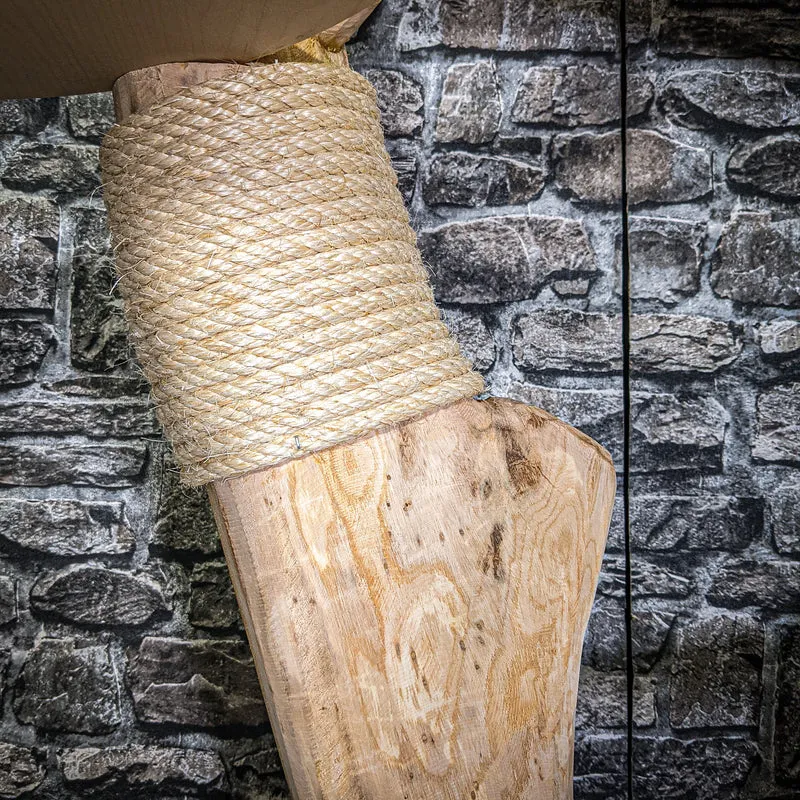 Naturkratzbaum 2815 Kratzbaum Natur Holz Design 224 cm hoch Katzenbaum