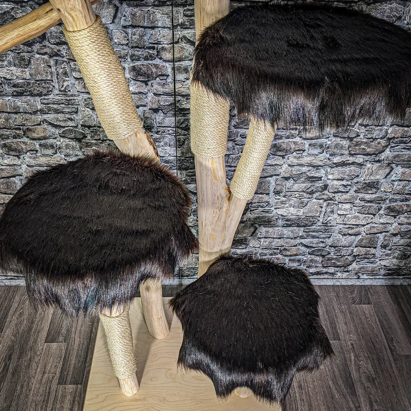 Naturkratzbaum 2812 Kratzbaum Natur Holz Design 203 cm hoch Katzenbaum